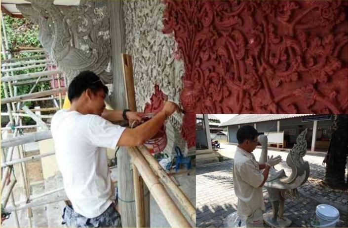 อิฐปูนและประณีตศิลป์